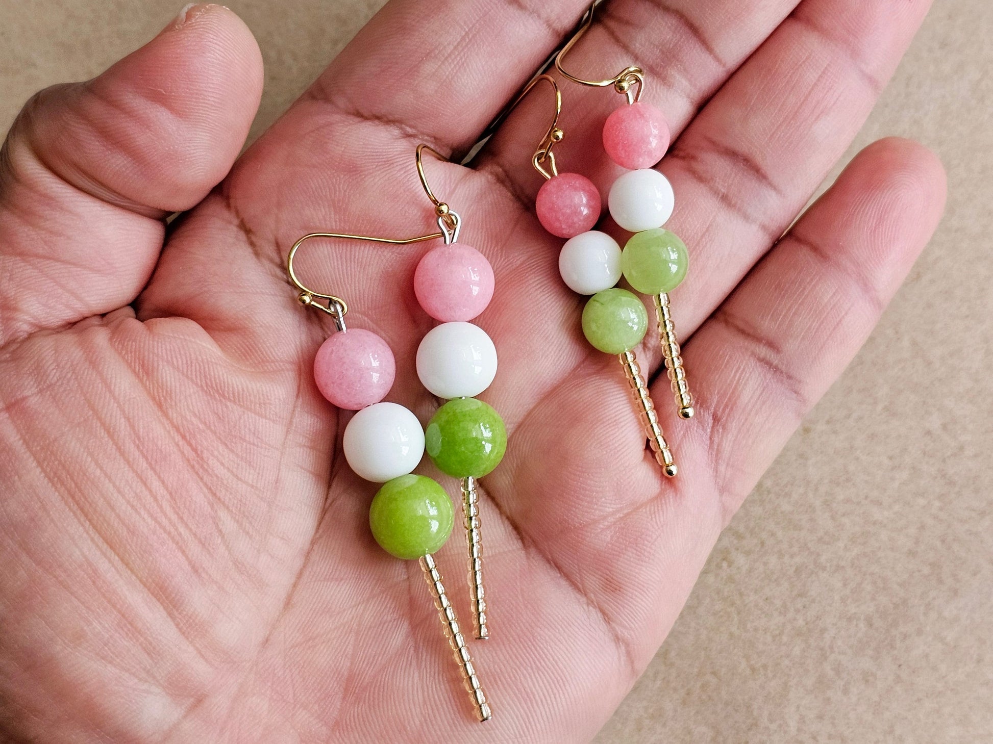 Japanese dumpling earrings.