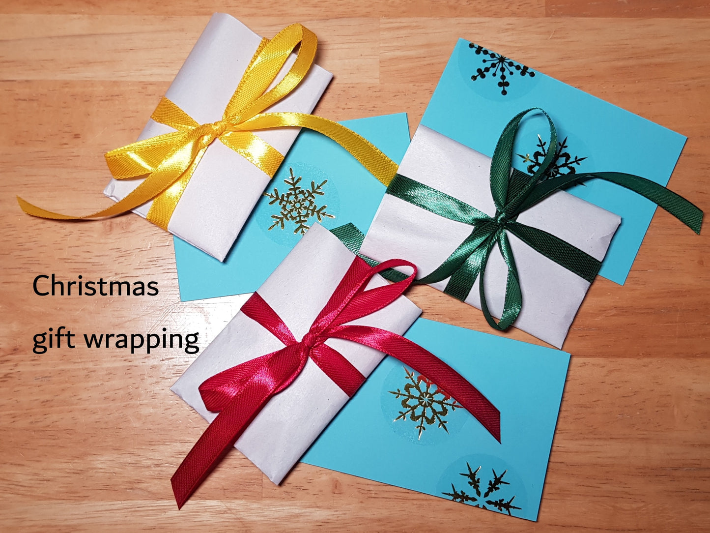 Gift wrapping.