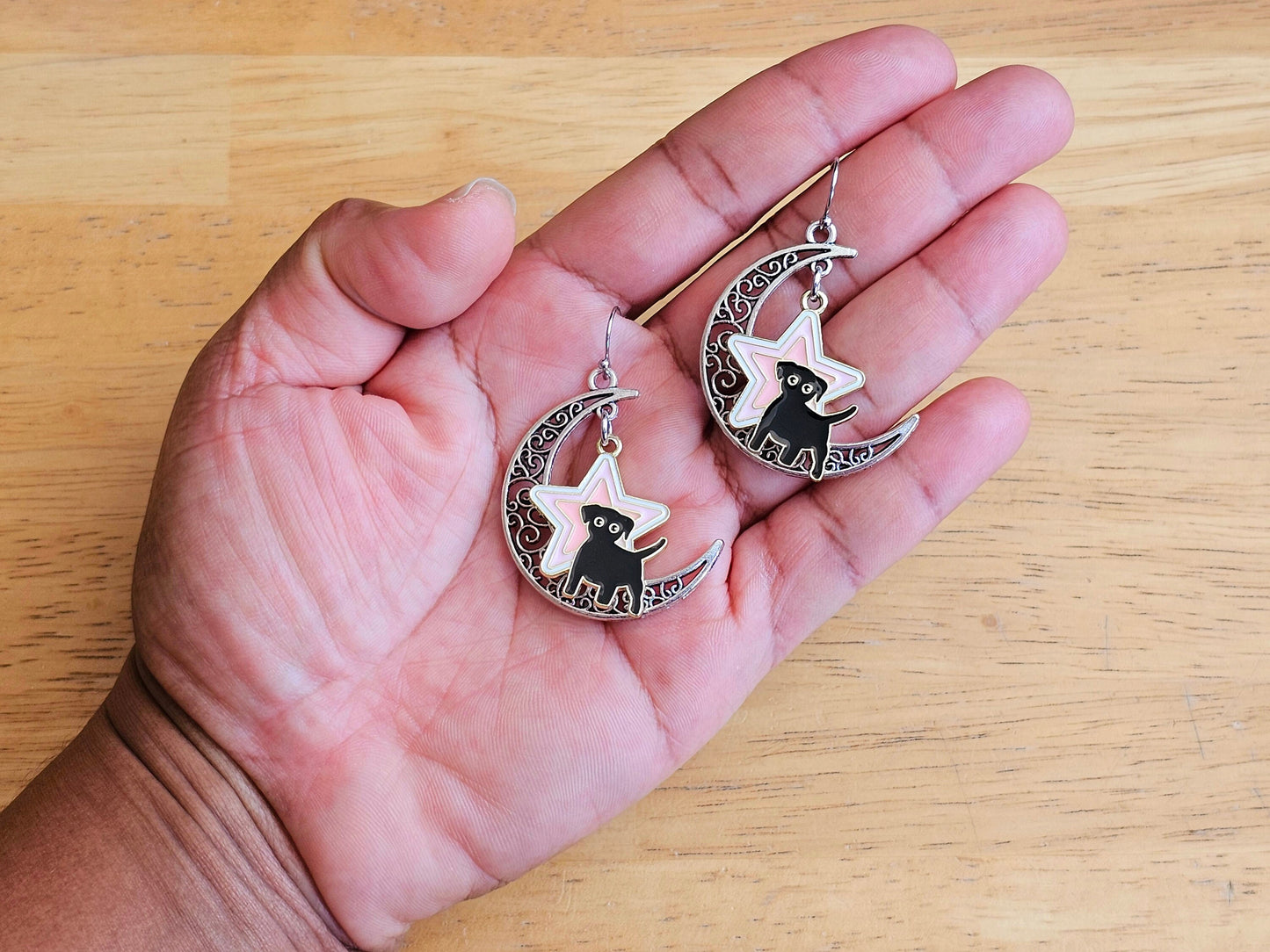 Celestial animal earrings