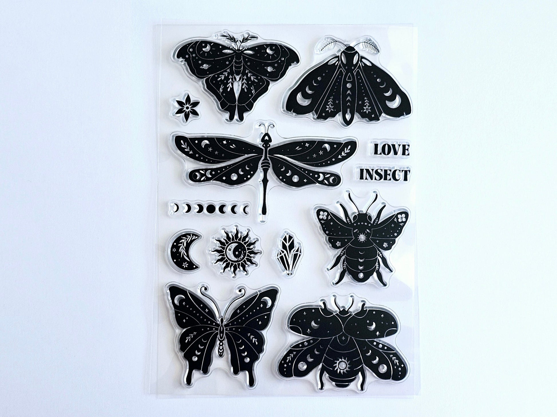 Insect stamp set. Insect stamp set.