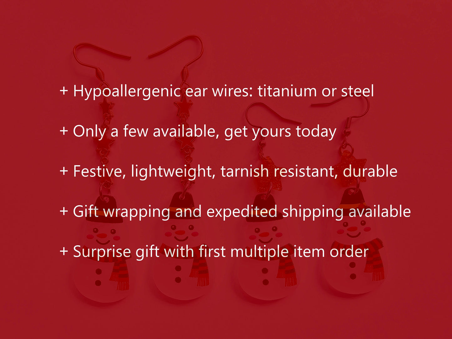 Surprise gift with first multiple item order. Expedited shipping available. Most orders ship next weekday. 

Contact me with questions.