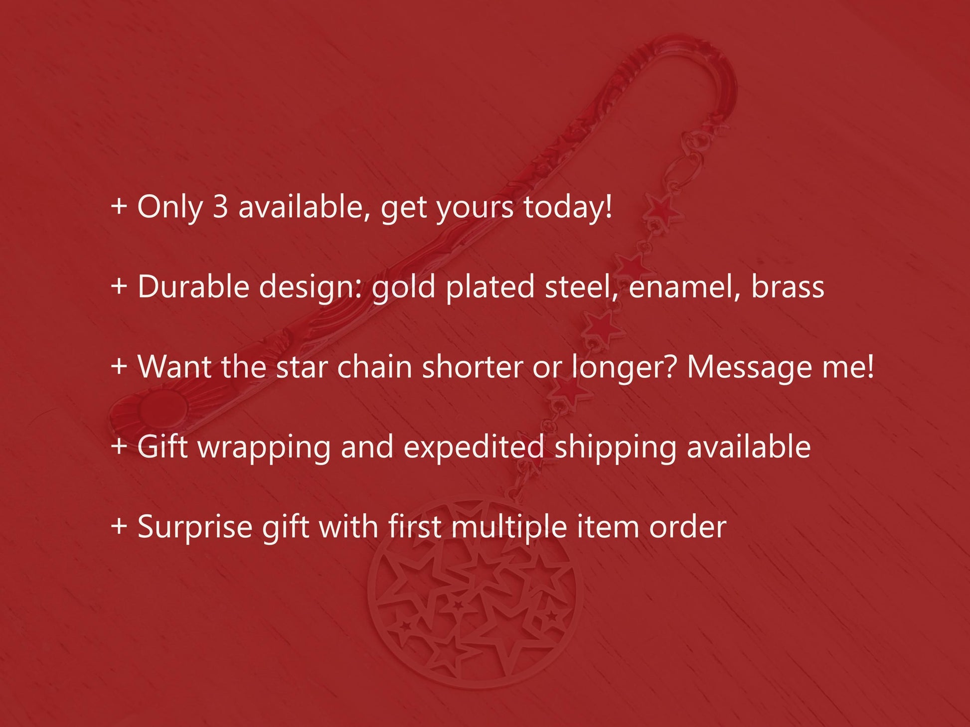 Surprise gift with first multiple item order. Expedited shipping available. Most orders ship next weekday.