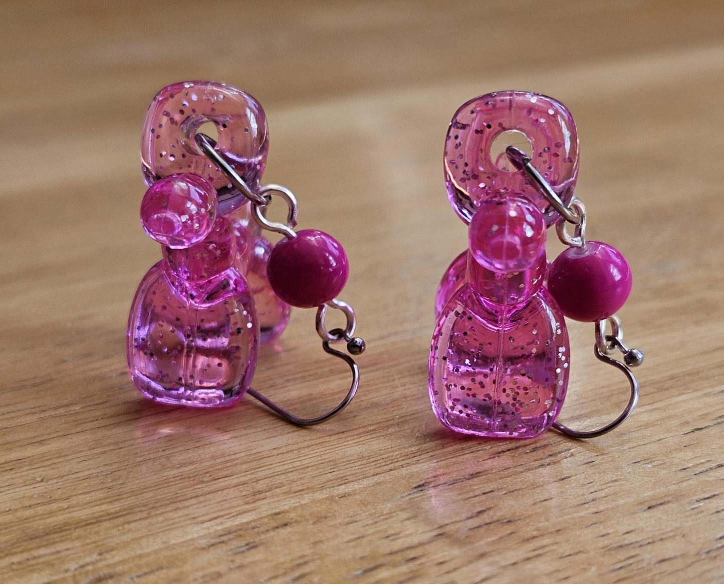 Cute Balloon Dog Earrings Hypoallergenic Earrings for Sensitive Ears