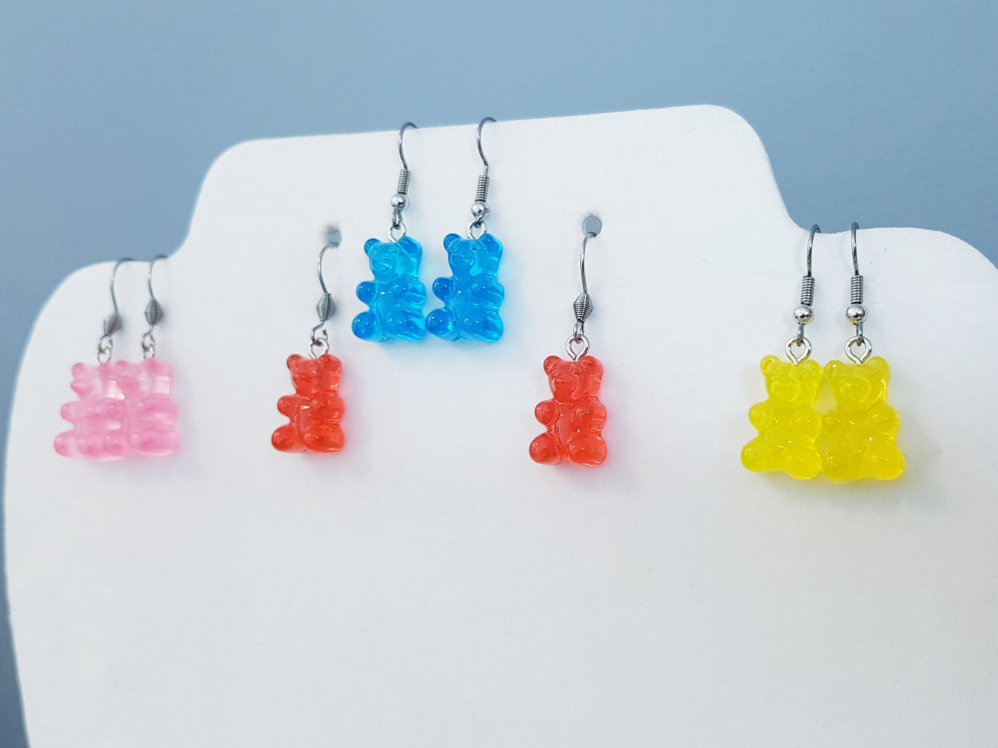 Handmade Bear Earrings - Hypoallergenic Candy Earrings - Cute Mini Food Jewelry