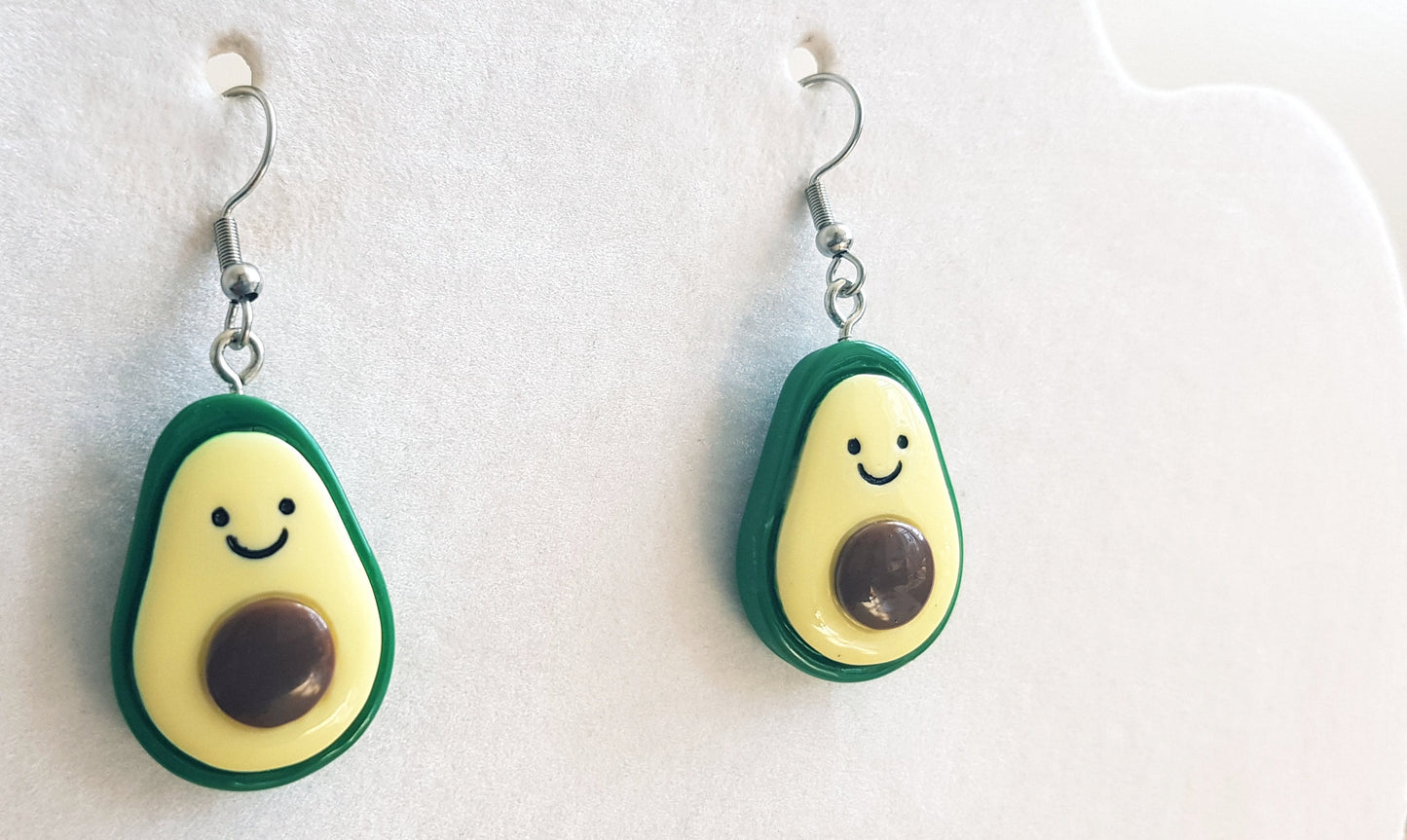 Cute Avocado Earrings Hypoallergenic Handmade Birthday Mother's Day Gift