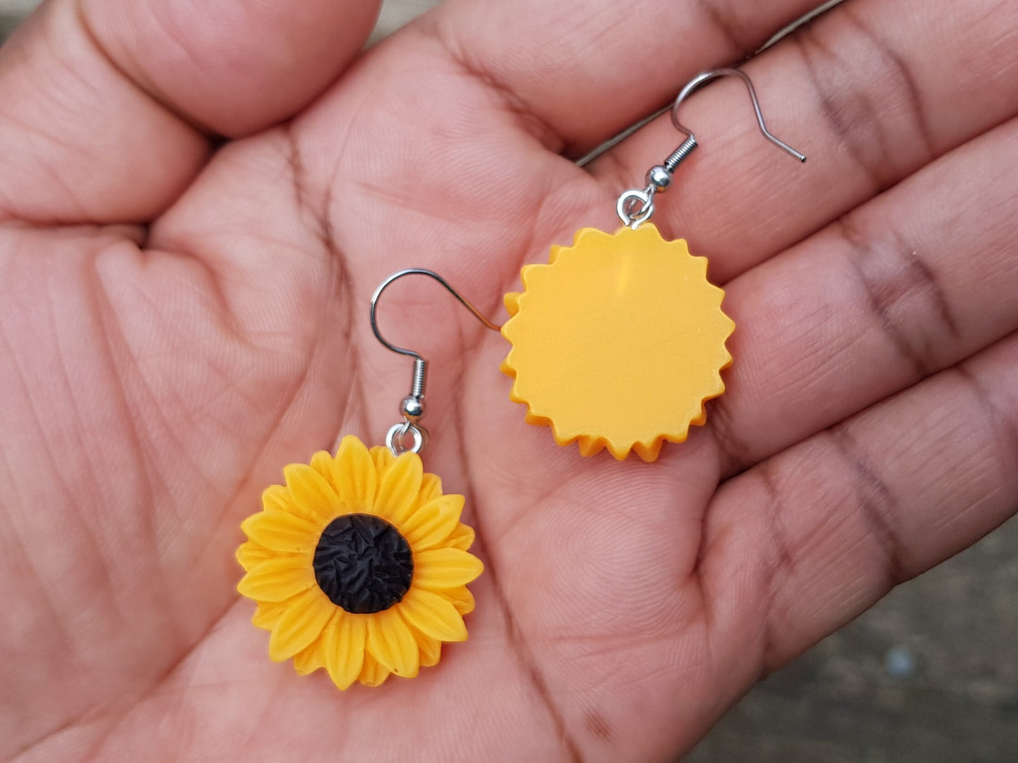 Sunflower Earrings - Hypoallergenic Handmade Jewelry Gift