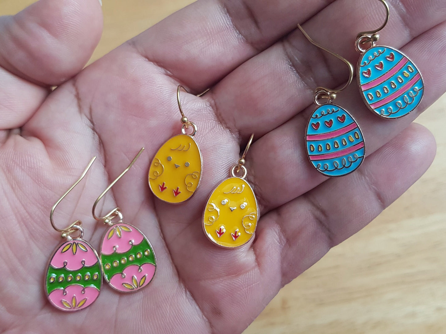 Easter Chick Earrings - Hypoallergenic Easter Bunny Earrings - Easter Egg Earrings - Easter Gift