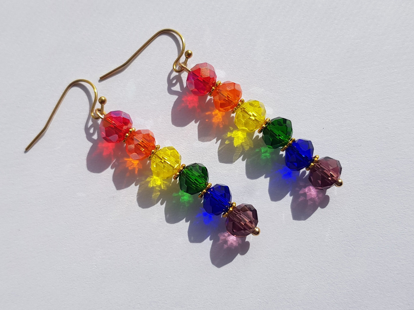 Hypoallergenic LGBTQ+ Earrings - Titanium Rainbow Earrings - Handmade Gay Pride Gift - Lesbian Earrings - Gay Pride Jewelry - Birthday Gift - Grand Opening SALE